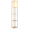 Globo lighting Tabitha floor lamp brown, 1-light source