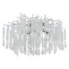 Globo lighting Kinga ceiling light silver, 8-light sources