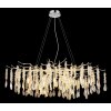 Globo lighting Kinga chandelier silver, 10-light sources