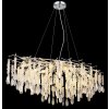 Globo lighting Kinga chandelier silver, 12-light sources