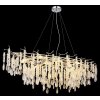 Globo lighting Kinga chandelier silver, 14-light sources