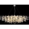 Globo lighting Kinga chandelier silver, 14-light sources