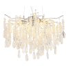 Globo lighting Kinga chandelier silver, 8-light sources