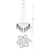 Globo lighting Kinga chandelier silver, 8-light sources