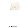 Globo lighting Kinga floor lamp silver, 5-light sources