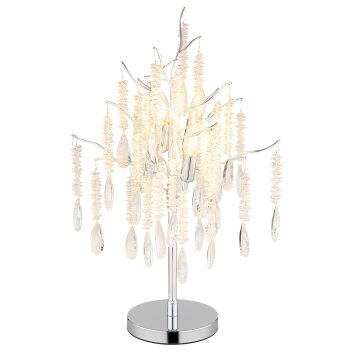 Globo lighting Kinga table lamp silver, 4-light sources