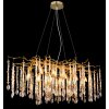 Globo lighting Gloria chandelier gold, 10-light sources
