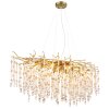 Globo lighting Gloria chandelier gold, 12-light sources