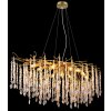 Globo lighting Gloria chandelier gold, 12-light sources