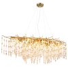 Globo lighting Gloria chandelier gold, 14-light sources