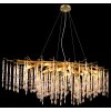 Globo lighting Gloria chandelier gold, 14-light sources
