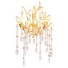 Globo lighting Gloria wall light gold, 3-light sources