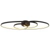 Globo lighting Spira ceiling light LED black, 1-light source