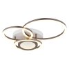 Globo lighting Randell ceiling light LED brown, white, 1-light source