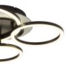 Globo lighting Norberto ceiling light LED black, silver, 1-light source