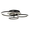 Globo lighting Norberto ceiling light LED black, silver, 1-light source