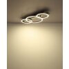 Globo lighting Norberto ceiling light LED black, silver, 1-light source