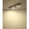 Globo lighting Norberto ceiling light LED black, silver, 1-light source