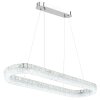Globo lighting Laurel hanging light LED chrome, 1-light source, Remote control