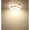 Globo lighting Laurel ceiling light LED chrome, 1-light source, Remote control