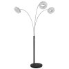 Globo lighting Laurel floor lamp LED black, 1-light source