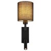 Globo lighting Zamora wall light black, 1-light source