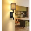 Globo lighting Zamora wall light black, 1-light source