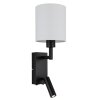 Globo lighting Zamora wall light black, 1-light source