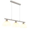 Globo lighting Selma hanging light matt nickel, 3-light sources