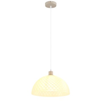 Globo lighting Selma hanging light sand-coloured, 1-light source