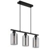 Globo lighting Hadera hanging light black, 3-light sources