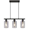 Globo lighting Hadera hanging light black, 3-light sources