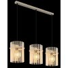 Globo lighting Gorley hanging light sand-coloured, 3-light sources