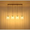 Globo lighting Gorley hanging light sand-coloured, 4-light sources