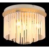 Globo lighting Gorley ceiling light chrome, sand-coloured, 5-light sources
