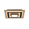 Leuchten Direkt lights TOLA ceiling light LED brown, black, 2-light sources