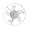 Leuchten Direkt lights mit Ceiling fan light LED white, 1-light source, Remote control