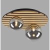 Leuchten Direkt lights STIKA ceiling light LED Light wood, 2-light sources