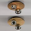Leuchten Direkt lights STIKA ceiling light LED Light wood, 2-light sources