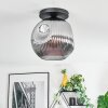 Ripoll ceiling light, globe light Smoke-coloured, 1-light source