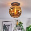 Ripoll ceiling light, globe light gold, 1-light source