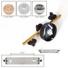 Chehalis ceiling light, globe light gold, black, 3-light sources