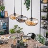 Mertola hanging light, pendant light black, 3-light sources
