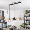 Mertola hanging light, pendant light black, 3-light sources