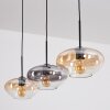 Mertola hanging light, pendant light black, 3-light sources
