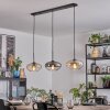 Mertola hanging light, pendant light black, 3-light sources
