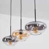 Mertola hanging light, pendant light black, 3-light sources