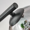 Koyoto ceiling light, globe light clear, Smoke-coloured, 3-light sources