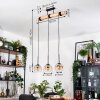 Ripoll hanging light, globe light, pendant light Ecru, black, 3-light sources