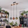 Ripoll hanging light, globe light, pendant light Ecru, black, 3-light sources